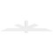Ekena Millwork Kennewick Architectural Grade PVC Gable Bracket, 108"W x 22 1/2"H x 6"D x 6"F, 5/12 Pitch GBP108X23X0606KEN00 - alternate 3